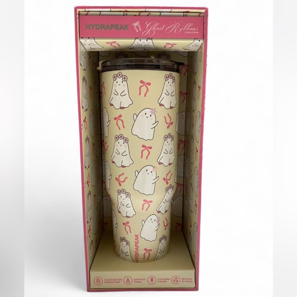 32oz Hydrapeak Coquette Ghost Insulated Tumbler - Picture 1 of 4